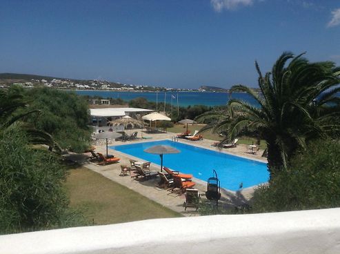 Santa Maria Beach- Paros, Greece pool